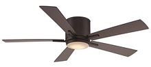  F-1017 BK - Finnley Collection Indoor LED Light, 5-Blade Ceiling Fan with Opal Glass Lens